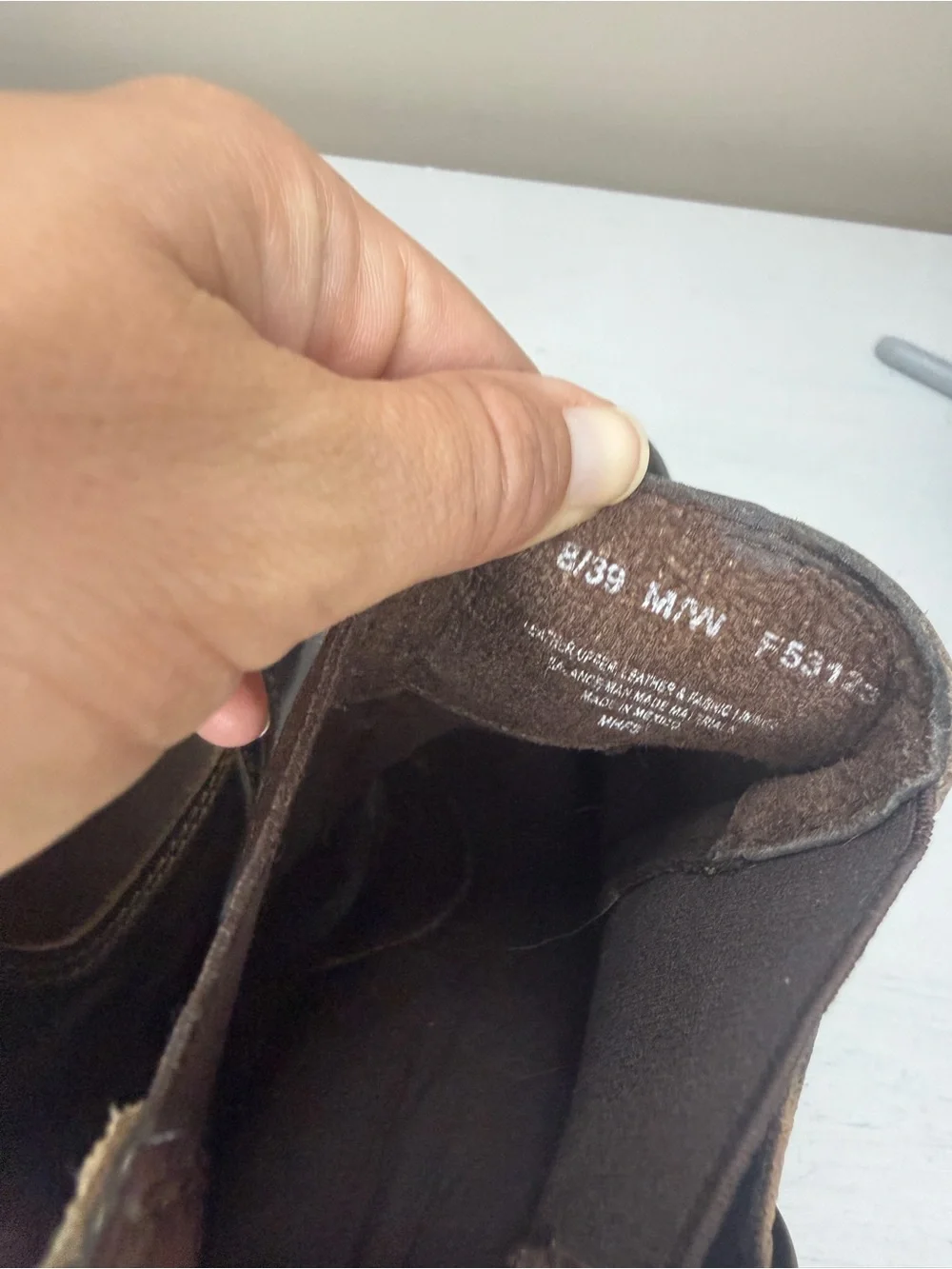 Born leather boots